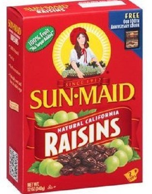 Sun Maid Natural California Raisins 2 Box Pack | eBay