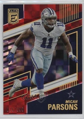 2022 Panini Donruss Elite Red 25/399 Micah Parsons #7 16az