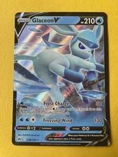glaceon v pokemon card value 040 203 040/203 Evolving Skies PSA 8 its Glaceon V Glaceon V Swsh196 Pokmon Tcg