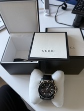 Gucci Dive 45mm Silver Stainless Steel Case with Black Resin Band Men Wristwatch