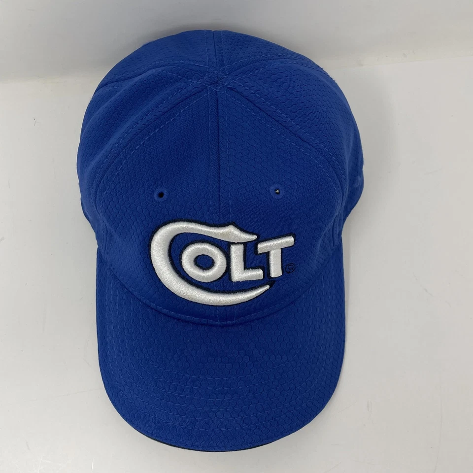 Gorra Colt Manufacturing vintage correa trasera azul bordado bandera americana Foto 3 de 4
