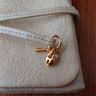 MIKIMOTO Pearl Accessory Case Smooth leather/suede look ship From