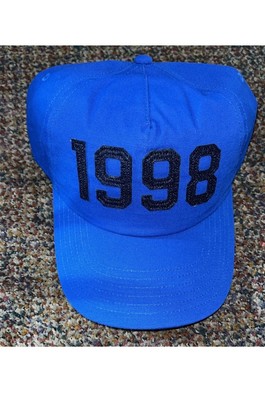 Vineyard Vines 1998 Variety Felt Logo 5 Panel 🧢 Blue Bay Hat B80