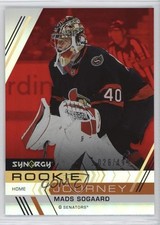 2022 Upper Deck Synergy Rookie Journey Red Home 26/499 Mads Sogaard #RJ-14 z6b
