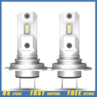 2x H7 LED Headlight Bulb Kit High Beam 6000K Cool White Bulbs High Quality EOOC