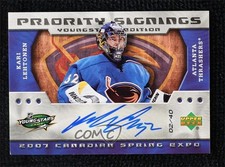 2007 Canadian Spring Expo Priority Signings 2/40 Kari Lehtonen #PS-KL Auto 0d6j