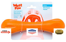 WEST PAW Zogoflex Hurley Dog Bone Chew Toy   Floatable, Durable for Aggressive C