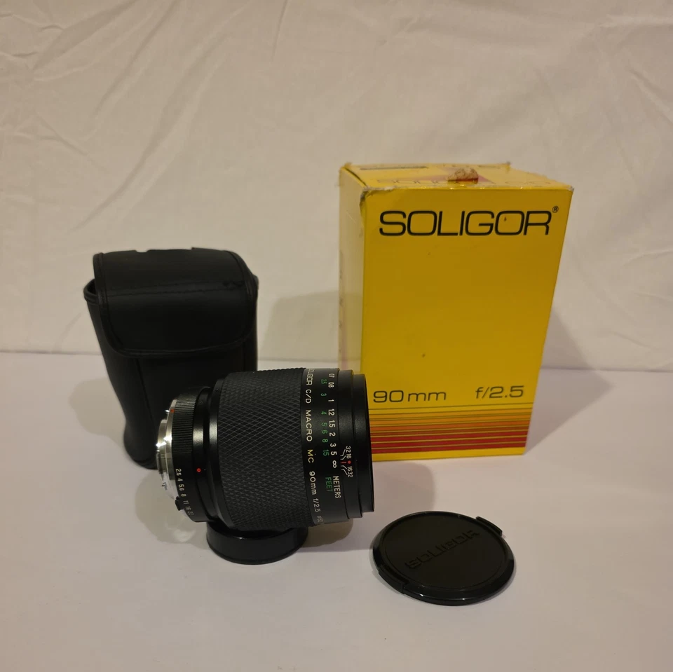 Soligor C/D Macro MC 90mm F/2.5 f. Minolta MD Mount - Image 2 of 4