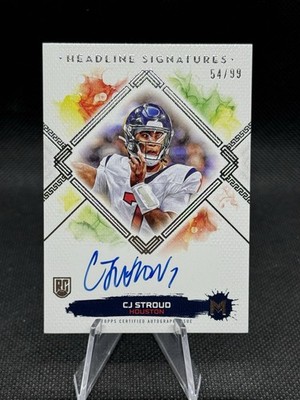 🔥ON-CARD ROOKIE AUTO /99!🔥 Topps Motif Headline Signatures CJ Stroud