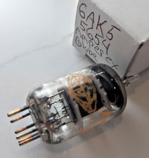 Amperex Globe 6AK5 5654 Tube - Gold Pins - Tested  Guaranteed - USA Seller