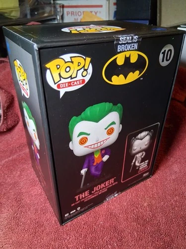 NEW SEALED The Joker #10 Funko Pop Die-cast Metal DC Universe CHANCE OF CHASE!