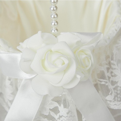 Decorazione per cesto di fiori da matrimonio, piccolo cesto di fiori per - Foto 7 di 7