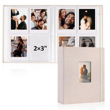 vivinin 2PCS 7.7 x 6 inches album , 2 x 3 pocket , Off-white