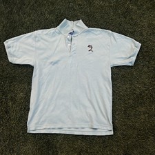 Vintage 1995 Looney Tunes Taz Polo Shirt   Light Blue   Size L   Warner Bros