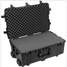 Pelican 1650-020-110 1650 HARD CASE BLACK W/ FOAM WITH WHEELS 28.57X17.52X10.65