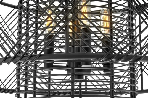 Hinkley Lighting 41063 Nikko 4 Light 20"W Lisa McDennon Pendant - Black - Picture 6 of 7