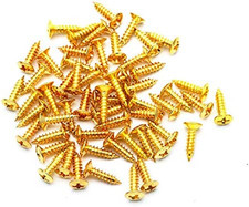 3MM Electric Guitar Bass Pickguard Screws Pick Guards Scratch Plate Mounting Scr