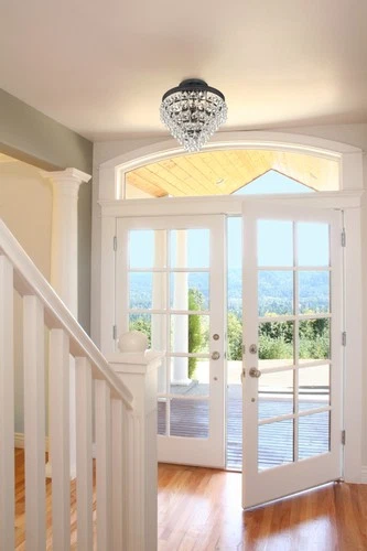 Crystorama Lighting Group 130_CEILING Calypso 3 Light 13"W - Bronze - Picture 5 of 12