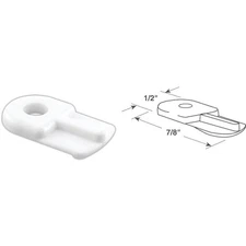 Prime-Line White Turn Button Screen Clip (12-Pack) PL7738 PRIME-LINE PL7738