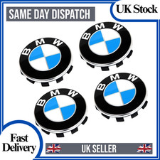 ✅ FAST DELIVERY ✅ BMW ALLOY WHEEL CENTRE HUB CAPS 1, 3, 4, 5, 6, 7, Series 68mm