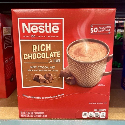 Nestle Rich Chocolate Hot Cocoa, 50-Pack