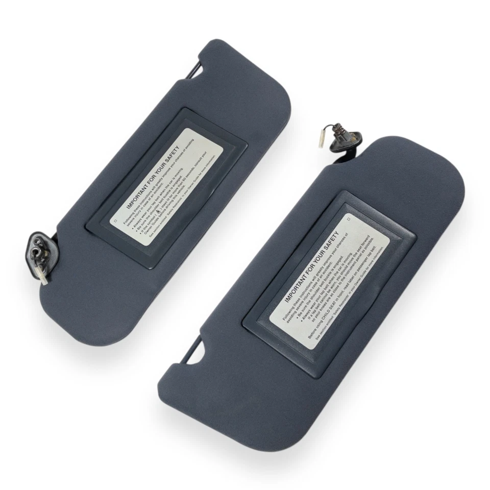 1989-1997 Ford Thunderbird Mercury Cougar Driver & Passenger Side Sun Visor Pair - Image 3 of 4
