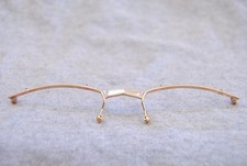 nos amor eyeglasses parts frame front gold made in france b