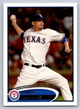 2012 Topps #8 Mike Adams Texas Rangers