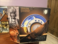 Star Wars The Black Series Carson Teva Electronic Helmet-NIB.