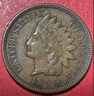 1899 US Indian Head Cent! XF! SHARP! Old US Coin!