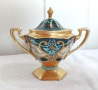 Antique Early 1910 - 1912 Pickard Modern Conventional art nouveau sugar bowl — photo 1
