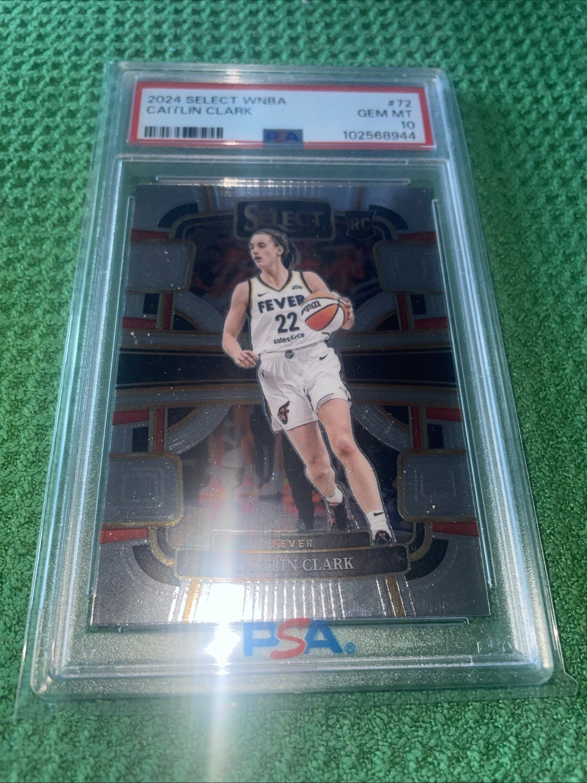 2024 Caitlin Clark Select #72 PSA 10 Rookie Fever