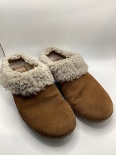 FitFlop US9 Shearling-Lined Suede Clogs