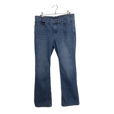 Duluth Bootcut Jeans Womens Size 10 DuluthFlex Daily Denim Blue 29" Inseam