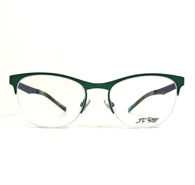 JF Rey Eyeglasses Frames JF2727 4970 Emerald Purple Green Tortoise 50-17-135