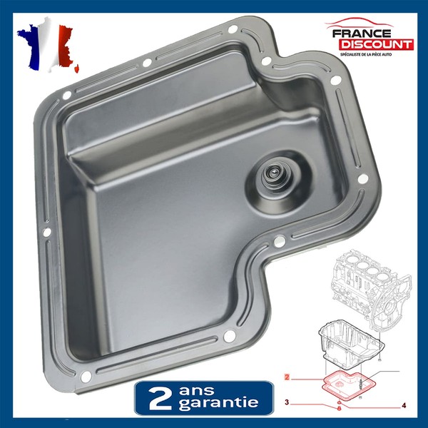 ÖLwanne + AblaßSchraube FüR Jumpy Experte 1,6 HDI 90 Scudo 1,6L JTD-image
