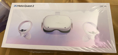 Meta Quest 2 256GB White Standalone VR Headset 90Hz w/ Touch Controllers