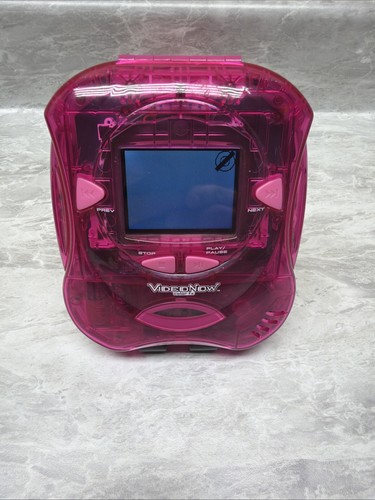 VideoNow color fx pink translucent Personal Video Player Powers On Untested