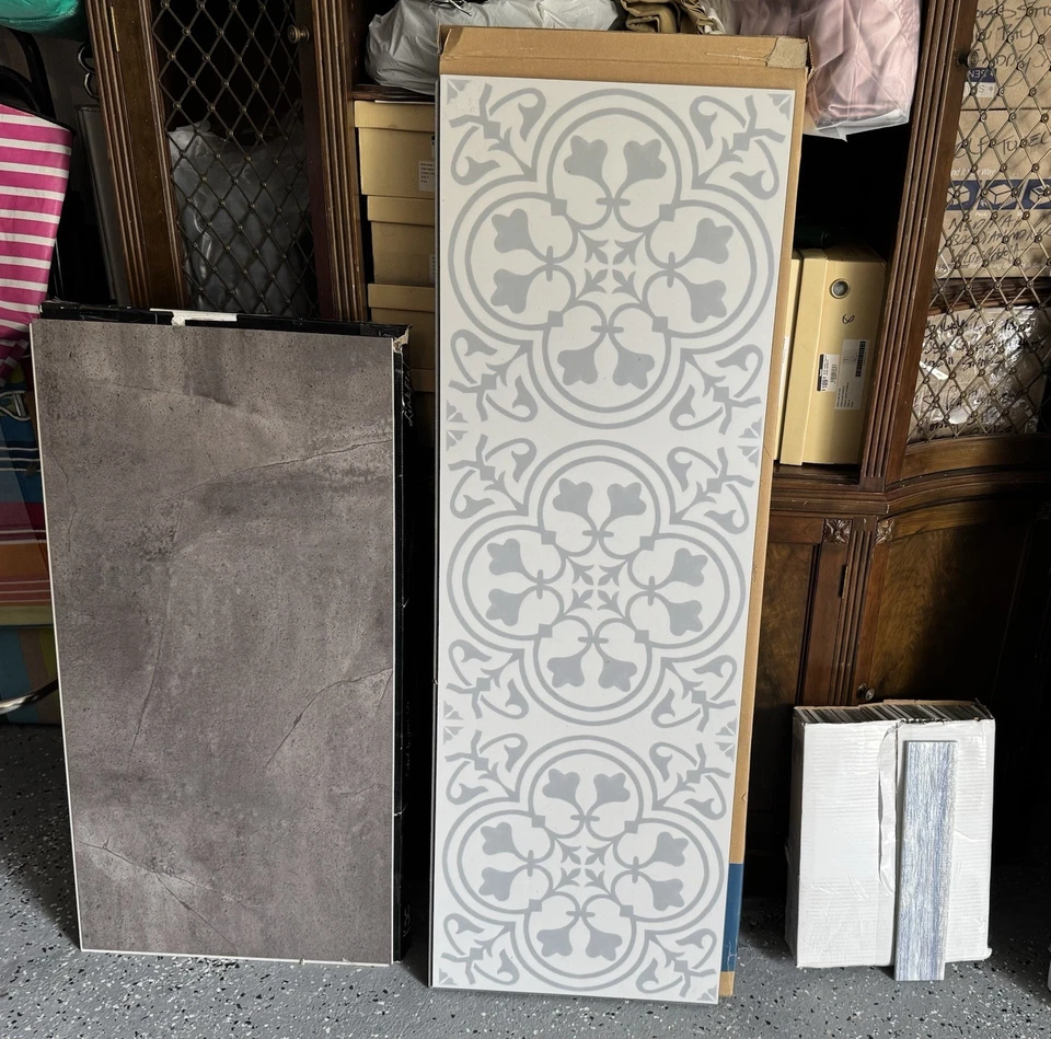 *LOTE COMPLETO* Tablón Vinilo Mannington ADURAFLEX LVT TRELLIS ACERO 16x48 Cajas 42 Foto 3 de 4