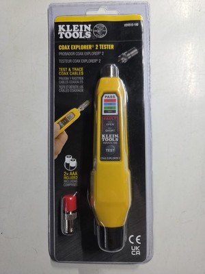 Klein Tools VDV512-100 Cable Tester Coax Explorer 2 VDV Tester Test Map Coaxial