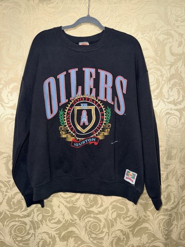 Houston Oilers Vintage Crewneck Sweatshirt Size L