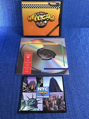Hell Cab - PC - Racing Game - Checker Special Windows w/ Manual 1993