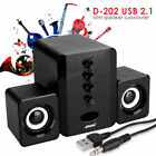 USB Wired Speakers Computer Bass Stereo Subwoofer Sound Box for Laptop PC A5U2