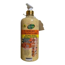 Veet gold Turmeric Tranexamic  Double Effect Extra Whitening shower bath 1000ml