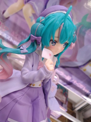 FuRyu Prize Hatsune Miku Noodle Stopper Figur Matrosenanzug verliebt lila ver. - Bild 8 von 24