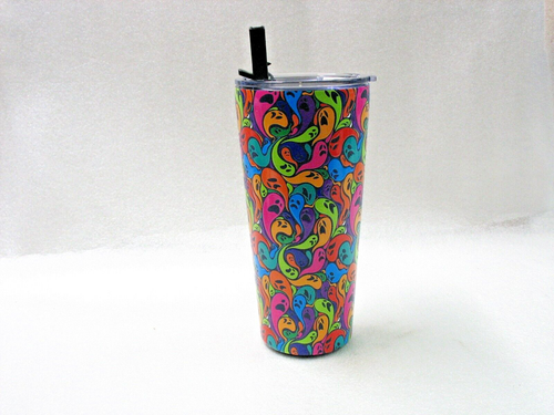 Hydrapeak Colorful Halloween Ghost 20oz. Stainless Steel Tumbler - Picture 3 of 10