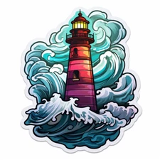 Huge XXXL Car Decal Sticker Lighthouse Decal