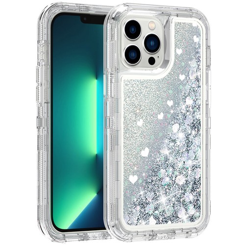 For iPhone 14 13 12 Pro Max Shockproof Bling Glitter Girl Cute Phone Case Cover - Picture 14 of 17