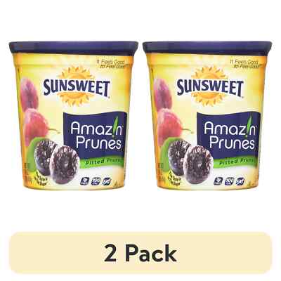 (2 pack) Sunsweet Amazin Pitted Prunes, 16 oz