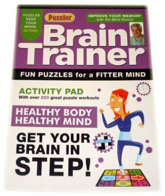 Get Your Brain In Step Brain Trainer Fun Puzzles For A Fitter Mi